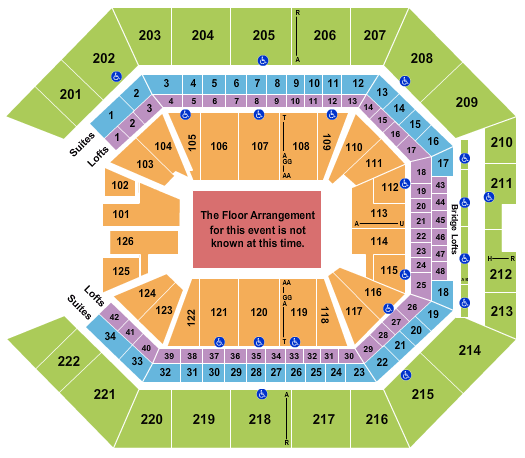 Golden 1 Center Olivia Rodrigo Seating Chart
